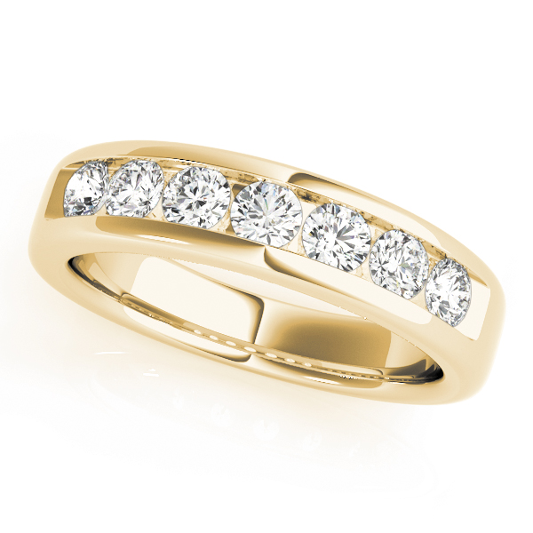  Ladies Channel Set Wedding Ring 1.3 Carat Total Weight   (Lab-Created) 1.30 C.T.W 10K yellow, white or rose gold - view 2