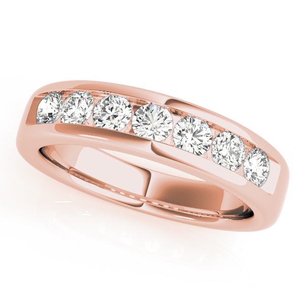  Ladies Channel Set Wedding Ring 1.3 Carat Total Weight   (Lab-Created) 1.30 C.T.W 10K yellow, white or rose gold - view 3