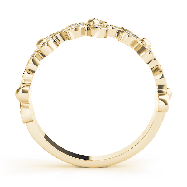  Ladies Nature Inspired Floral Shape Stackable Fashion Ring 1/2 Carat Total Weight   (Lab-Created) 0.50 C.T.W 10K yellow, white or rose gold - view 13