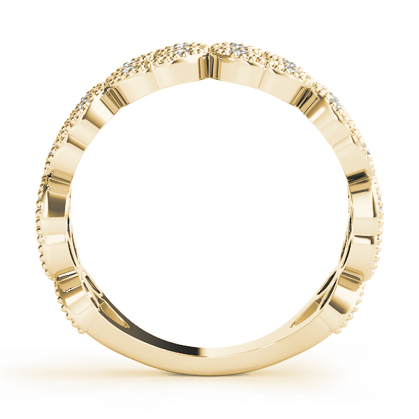 Ladies Vintage Milgrain Stackable Ring 1/4 Carat Total Weight   (Lab-Created) 0.28 C.T.W Platinum - view 13