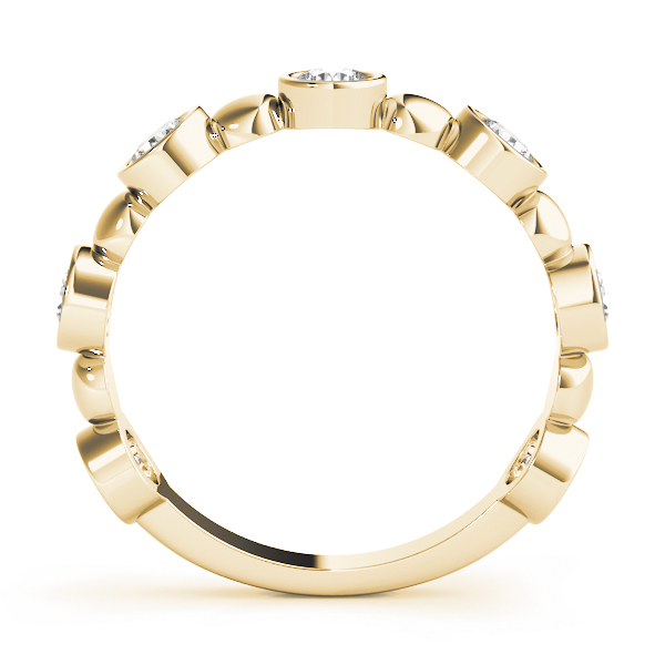  Ladies Bezel Set Stackable Ring 1.12 Carat Total Weight  1.12 C.T.W 14K yellow, white or rose gold - view 10