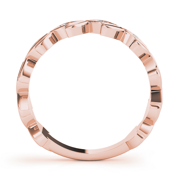  Ladies Nature Inspired Floral Shape Stackable Ring 1/5 Carat Total Weight  0.20 C.T.W 10K yellow, white or rose gold - view 11