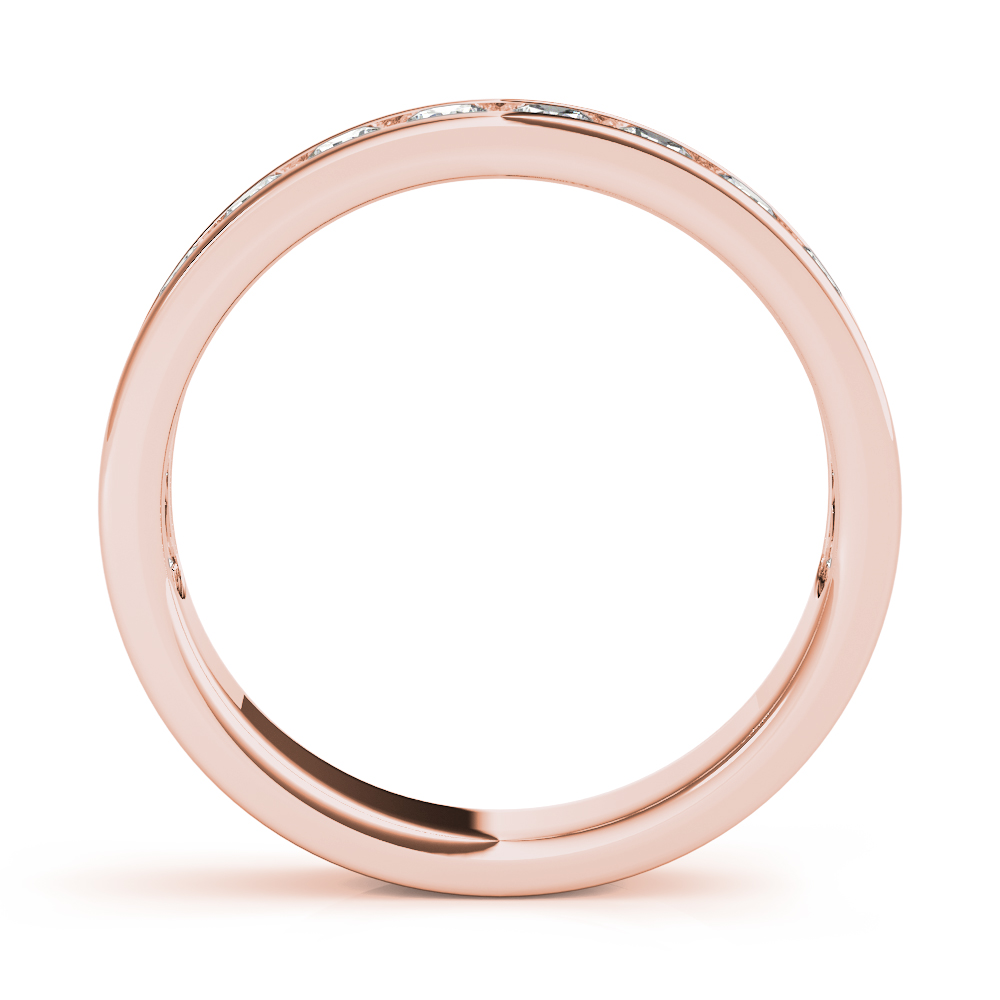  Ladies Single Row Channel Set Wedding Ring 1.25 Carat Total Weight  1.23 C.T.W Platinum - view 11