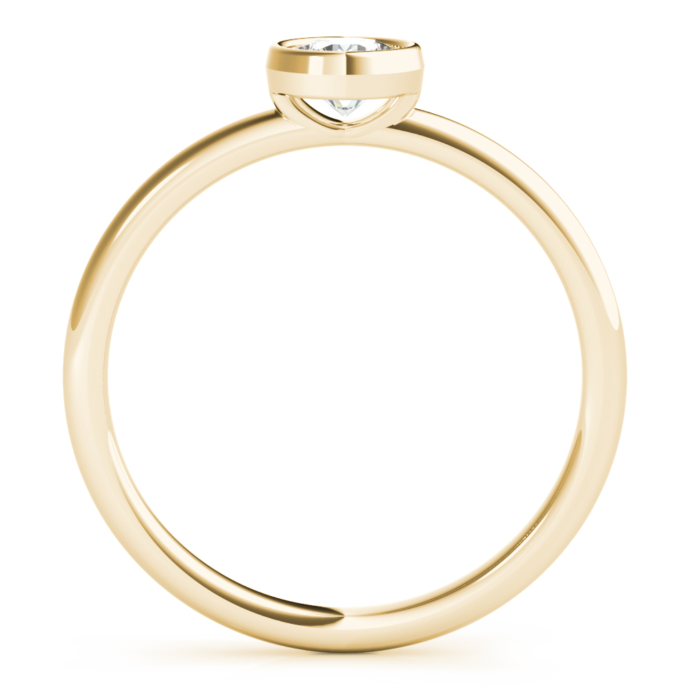  Ladies Round Bezel Set Solitaire Stackable Ring 1/3 Carat Total Weight 0.01 CT 0.33 C.T.W 14K yellow, white or rose gold - view 10
