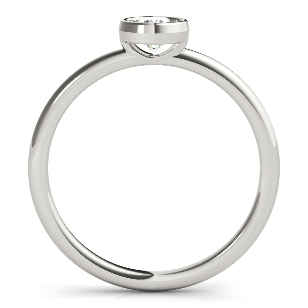  Ladies Round Bezel Set Solitaire Stackable Ring 1/3 Carat Total Weight 0.01 CT 0.33 C.T.W 14K yellow, white or rose gold - view 12