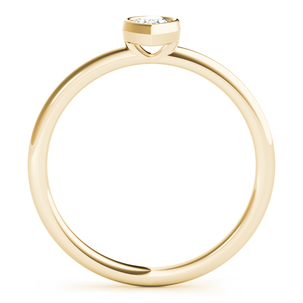 Ladies Solitaire Pear Shape Stackable Engagement Ring 1/4 Carat Total Weight  0.25 C.T.W 10K yellow, white or rose gold - view 10