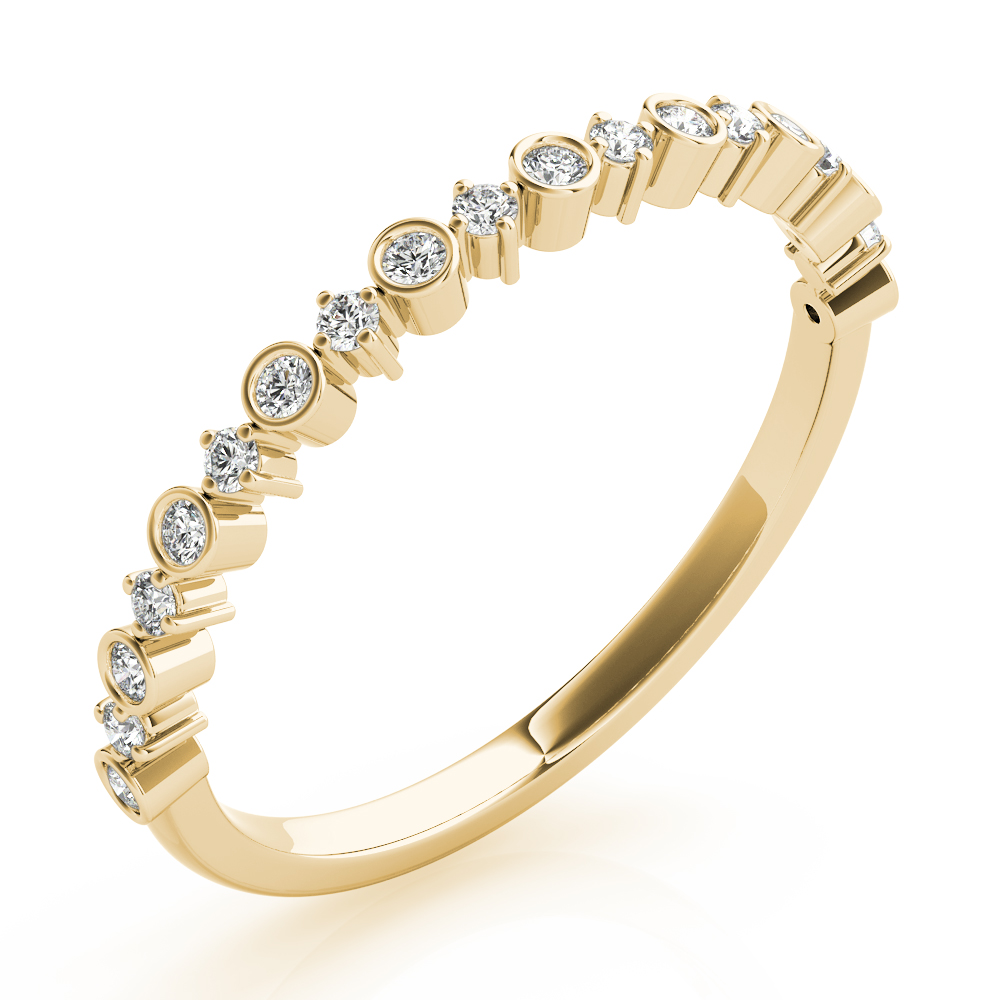  Ladies Stackable Fashion Bands 3/8 Carat Total Weight  0.38 C.T.W Platinum - view 4