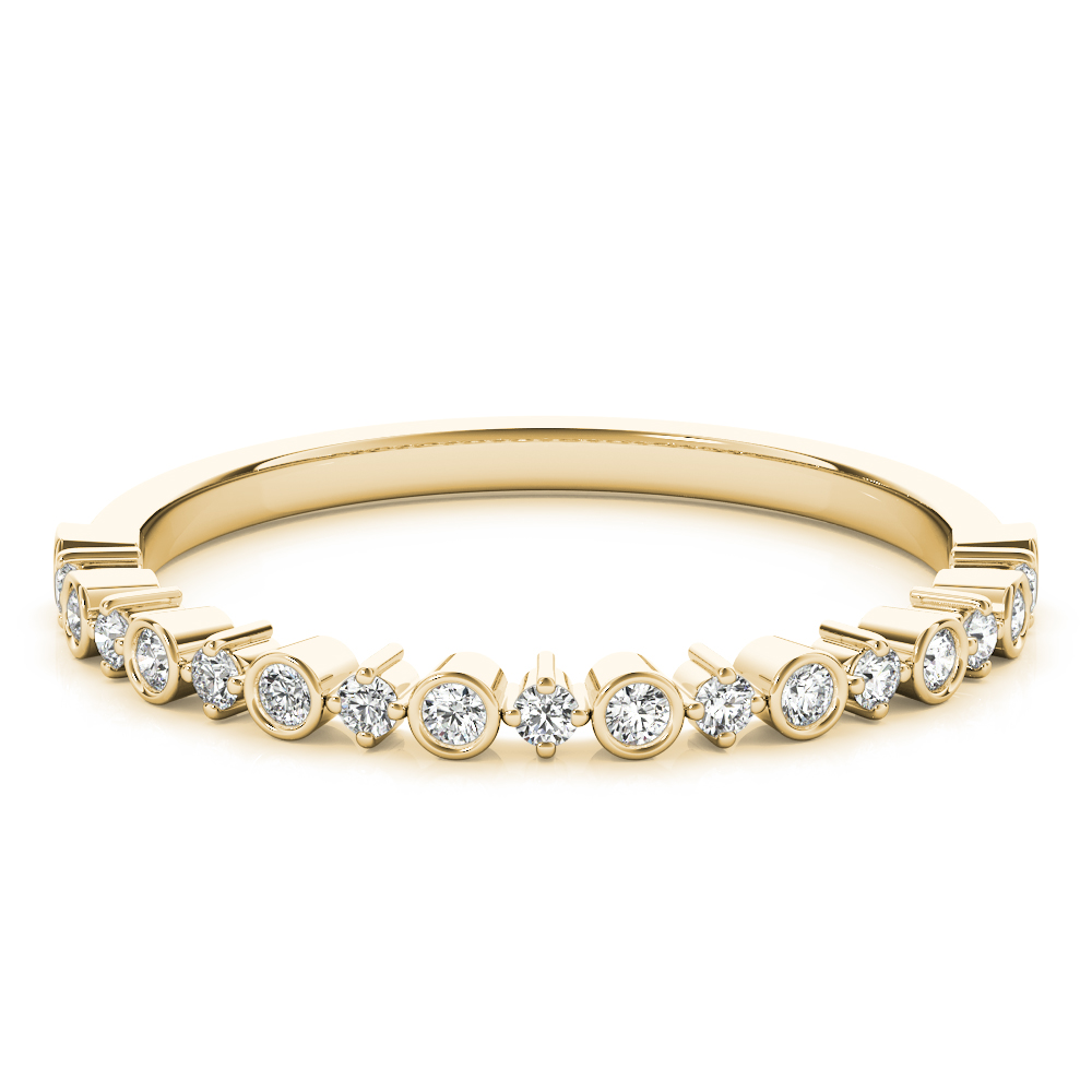  Ladies Stackable Fashion Bands 3/8 Carat Total Weight  0.38 C.T.W Platinum - view 7