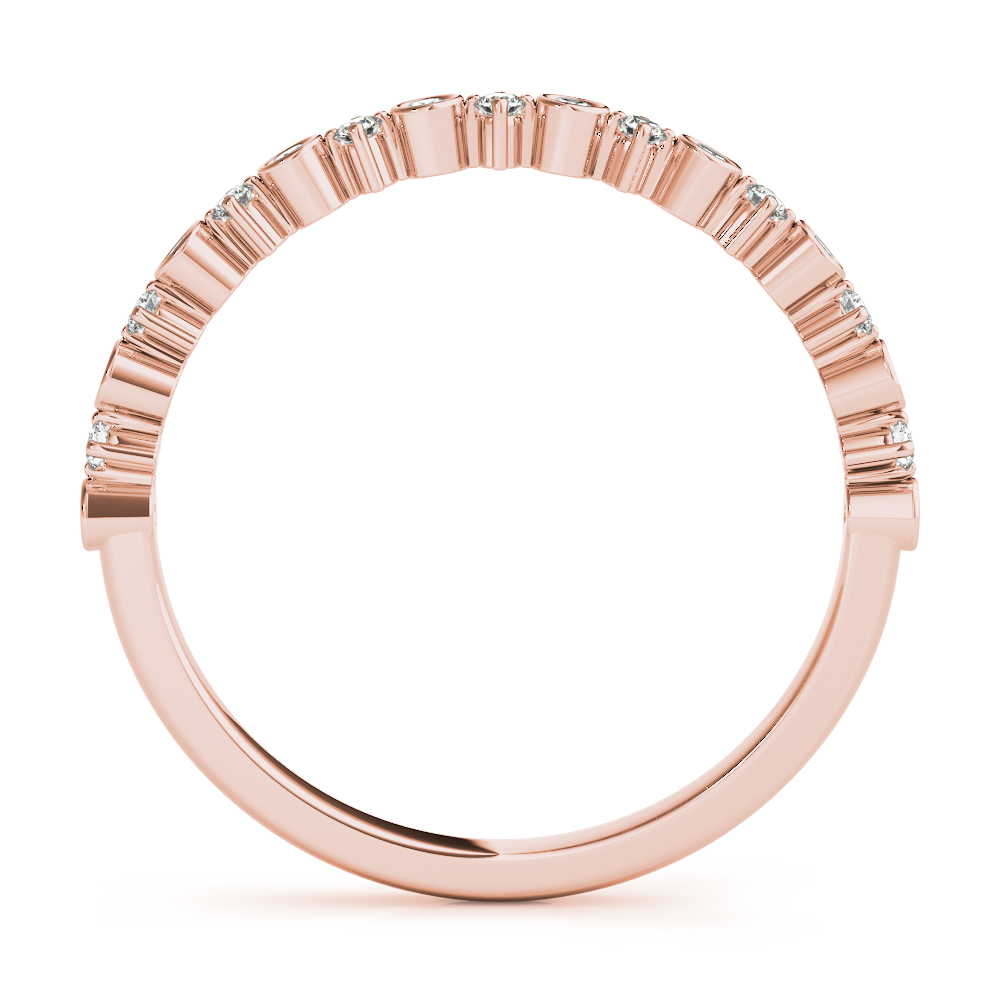  Ladies Stackable Fashion Bands 3/8 Carat Total Weight  0.38 C.T.W Platinum - view 11