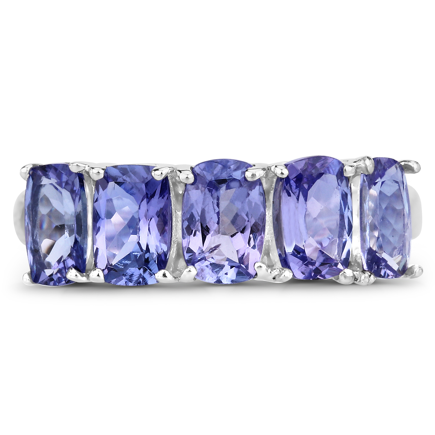 2.65 Carat Genuine Tanzanite .925 Sterling Silver Ring 2.65 C.T.W Sterling Silver - view 3