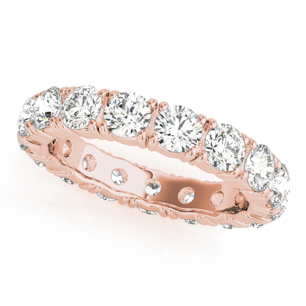  Ladies Wedding Eternity Band 2.4 Carat Total Weight  (Lab-Created) 2.40 C.T.W Sterling Silver - view 3