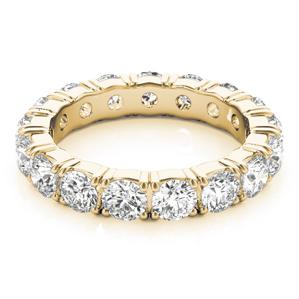  Ladies Wedding Eternity Band 2.4 Carat Total Weight  (Lab-Created) 2.40 C.T.W Sterling Silver - view 4