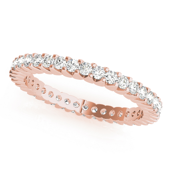  Ladies Eternity Shared Prong Wedding Ring Eternity Band 3/4 Carat Total Weight  (Lab-Created) 0.72 C.T.W 10K yellow, white or rose gold - view 3