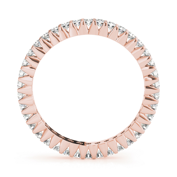  Ladies Eternity Shared Prong Wedding Ring Eternity Band 3/4 Carat Total Weight  (Lab-Created) 0.72 C.T.W 10K yellow, white or rose gold - view 5