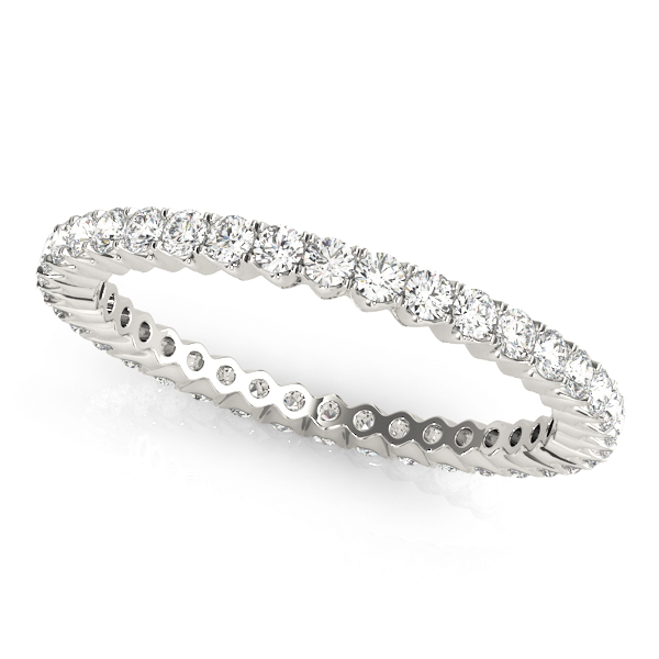 Eternity Prong Set Wedding Band WOVR-84385