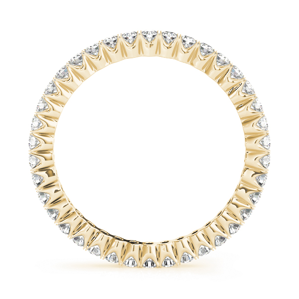  Ladies Eternity Prong Set Wedding Band Eternity Band 1/5 Carat Total Weight  (Lab-Created) 0.22 C.T.W 10K yellow, white or rose gold - view 4