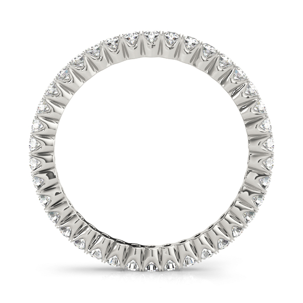  Ladies Eternity Prong Set Wedding Band Eternity Band 1/5 Carat Total Weight  (Lab-Created) 0.22 C.T.W 10K yellow, white or rose gold - view 6