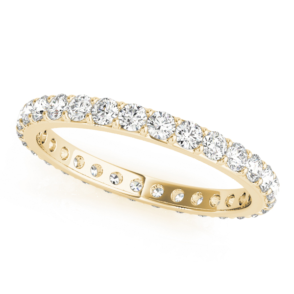  Ladies Shared Prong Eternity Wedding Band Eternity Band 3/8 Carat Total Weight  (Lab-Created) 0.38 C.T.W 10K yellow, white or rose gold - view 2