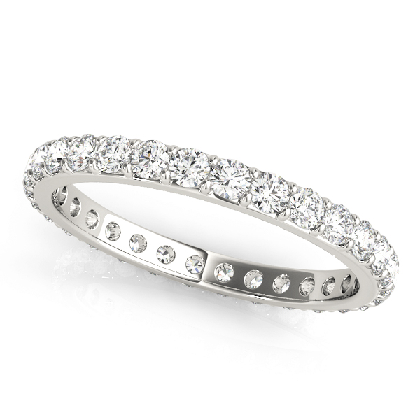  Ladies Shared Prong Eternity Wedding Band Eternity Band 3/8 Carat Total Weight  (Lab-Created) 0.38 C.T.W 10K yellow, white or rose gold - view 6