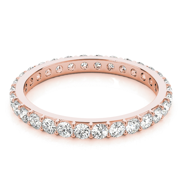  Ladies Shared Prong Eternity Wedding Band Eternity Band 3/8 Carat Total Weight  (Lab-Created) 0.38 C.T.W 10K yellow, white or rose gold - view 8