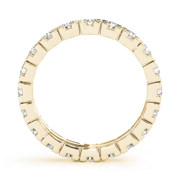  Ladies Wedding Eternity Band 0.85 Carat Total Weight  (Lab-Created) 0.85 C.T.W 10K yellow, white or rose gold - view 4