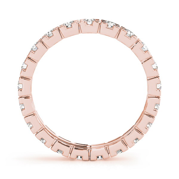 Ladies Wedding Eternity Band 0.54 Carat Total Weight  (Lab-Created) 0.54 C.T.W 10K yellow, white or rose gold - view 5
