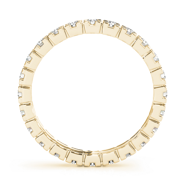  Ladies Wedding Eternity Band 3/8 Carat Total Weight  (Lab-Created) 0.40 C.T.W 10K yellow, white or rose gold - view 4