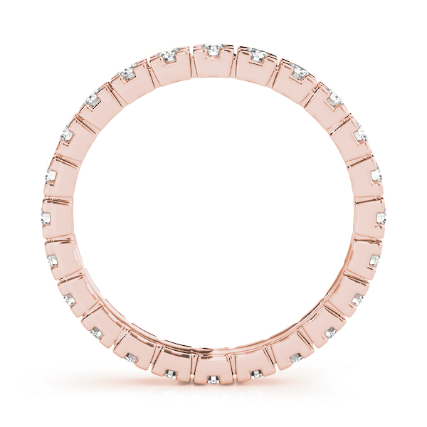  Ladies Wedding Eternity Band 3/8 Carat Total Weight  (Lab-Created) 0.40 C.T.W 10K yellow, white or rose gold - view 5
