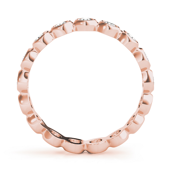  Ladies Bezel Set Eternity Wedding Band Eternity Band 5/8 Carat Total Weight  (Lab-Created) 0.60 C.T.W 10K yellow, white or rose gold - view 5