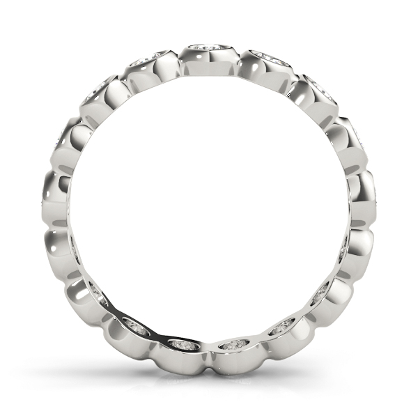  Ladies Bezel Set Eternity Wedding Band Eternity Band 5/8 Carat Total Weight  (Lab-Created) 0.60 C.T.W 10K yellow, white or rose gold - view 6