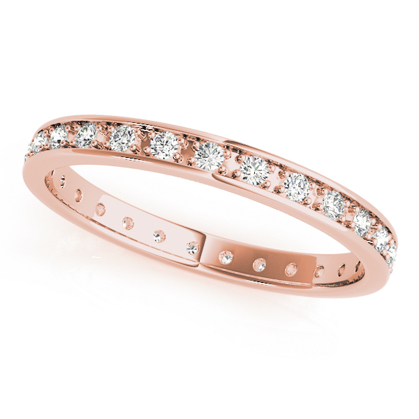  Ladies Wedding Eternity Band 1/4 Carat Total Weight  (Lab-Created) 0.24 C.T.W 10K yellow, white or rose gold - view 3