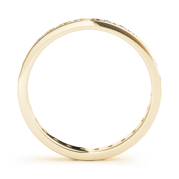  Ladies Wedding Eternity Band 1/4 Carat Total Weight  (Lab-Created) 0.24 C.T.W 10K yellow, white or rose gold - view 4