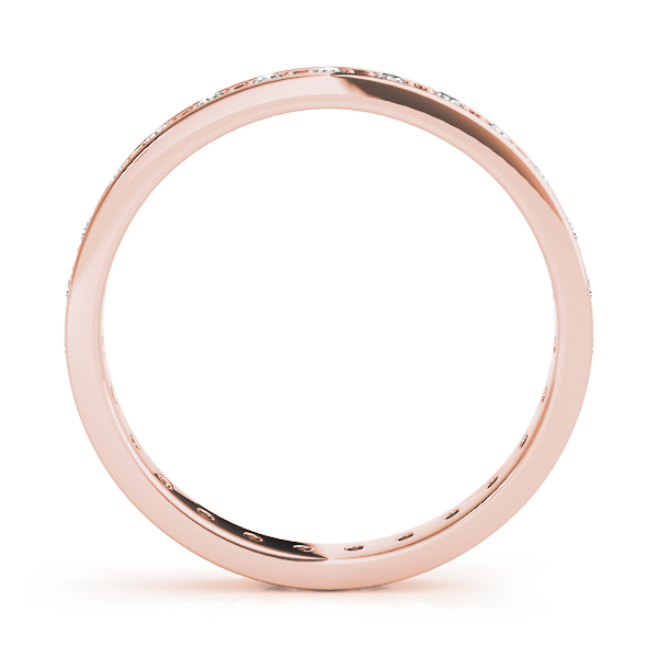  Ladies Wedding Eternity Band 1/4 Carat Total Weight  (Lab-Created) 0.24 C.T.W 10K yellow, white or rose gold - view 5