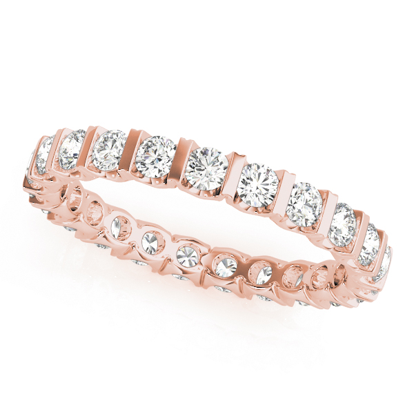  Ladies Wedding Eternity Band 1.0 Carat Total Weight  (Lab-Created) 1.00 C.T.W 10K yellow, white or rose gold - view 3