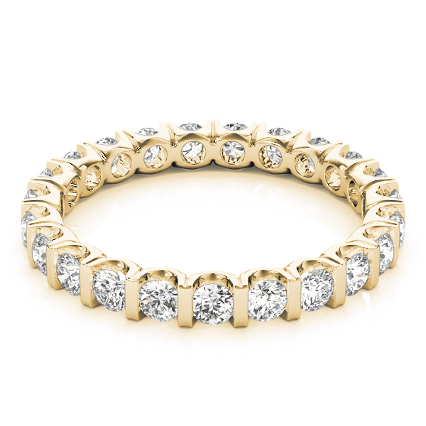  Ladies Wedding Eternity Band 1.0 Carat Total Weight  (Lab-Created) 1.00 C.T.W 10K yellow, white or rose gold - view 4