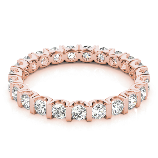  Ladies Wedding Eternity Band 1.0 Carat Total Weight  (Lab-Created) 1.00 C.T.W 10K yellow, white or rose gold - view 5