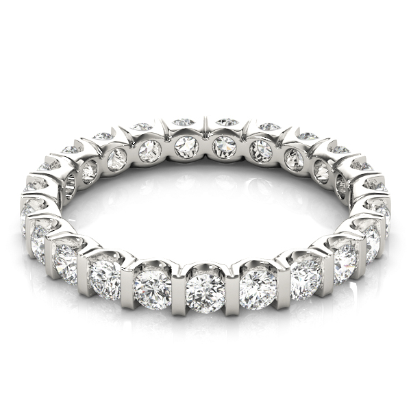  Ladies Wedding Eternity Band 1.0 Carat Total Weight  (Lab-Created) 1.00 C.T.W 10K yellow, white or rose gold - view 6