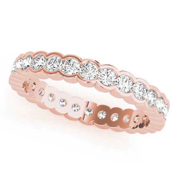  Ladies Wedding Eternity Band .90 Carat Total Weight  (Lab-Created) 0.90 C.T.W 10K yellow, white or rose gold - view 3