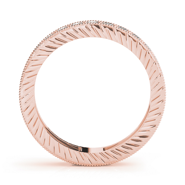  Ladies Eternity Milgrain Prong In Channel Wedding Band Eternity Band 3/8 Carat Total Weight  (Lab-Created) 0.37 C.T.W 10K yellow, white or rose gold - view 8