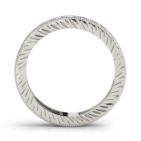  Ladies Eternity Milgrain Prong In Channel Wedding Band Eternity Band 3/8 Carat Total Weight  (Lab-Created) 0.37 C.T.W 10K yellow, white or rose gold - view 9