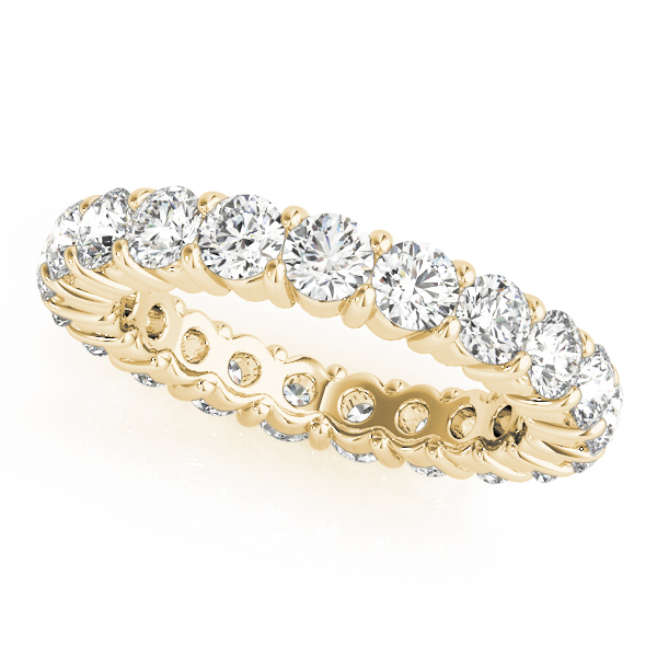  Ladies Wedding Eternity Band 3 Carat Total Weight  (Lab-Created) 3.00 C.T.W Sterling Silver - view 2
