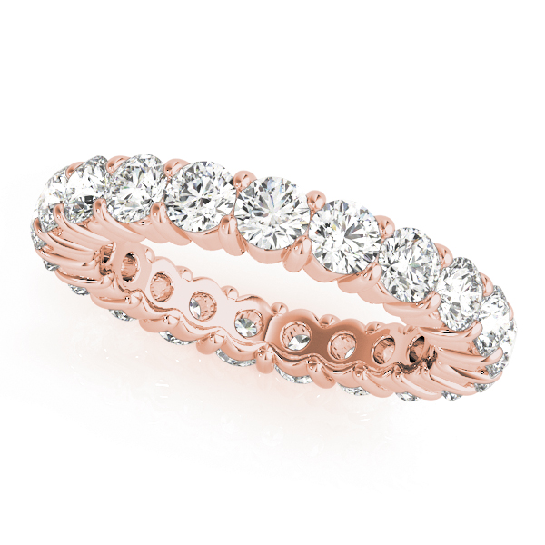  Ladies Wedding Eternity Band 3 Carat Total Weight  (Lab-Created) 3.00 C.T.W Sterling Silver - view 3