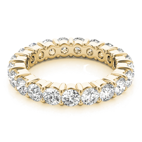  Ladies Wedding Eternity Band 3 Carat Total Weight  (Lab-Created) 3.00 C.T.W Sterling Silver - view 4
