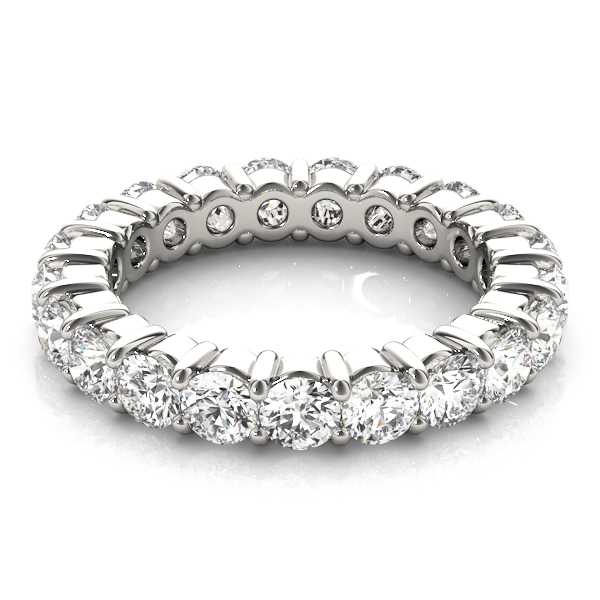  Ladies Wedding Eternity Band 3 Carat Total Weight  (Lab-Created) 3.00 C.T.W Sterling Silver - view 6