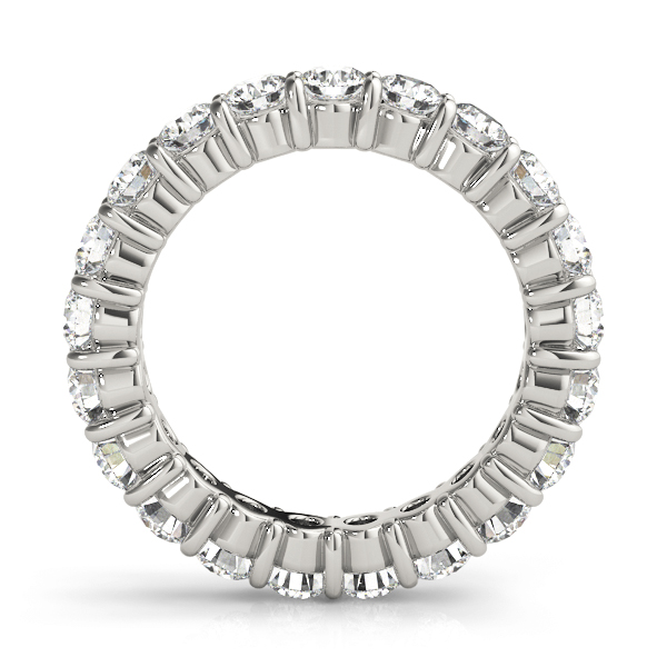  Ladies Wedding Eternity Band 3 Carat Total Weight  (Lab-Created) 3.00 C.T.W Sterling Silver - view 9