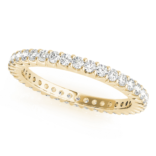  Ladies Eternity Prong Wedding Band Eternity Band 0.79 Carat Total Weight  (Lab-Created) 0.79 C.T.W 10K yellow, white or rose gold - view 2