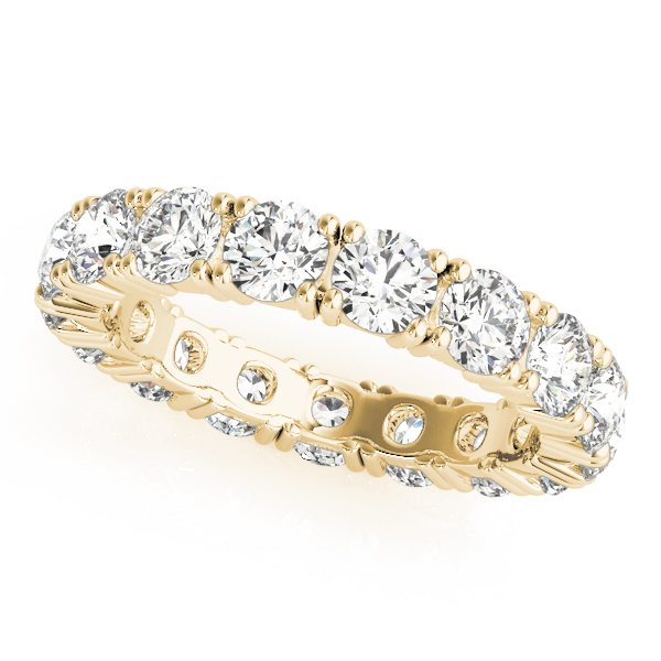  Ladies Eternity Prong Wedding Band Eternity Band 2.4 Carat Total Weight  (Lab-Created) 2.40 C.T.W 10K yellow, white or rose gold - view 2