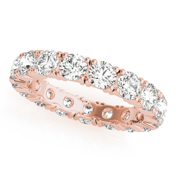  Ladies Eternity Prong Wedding Band Eternity Band 2.4 Carat Total Weight  (Lab-Created) 2.40 C.T.W 10K yellow, white or rose gold - view 3