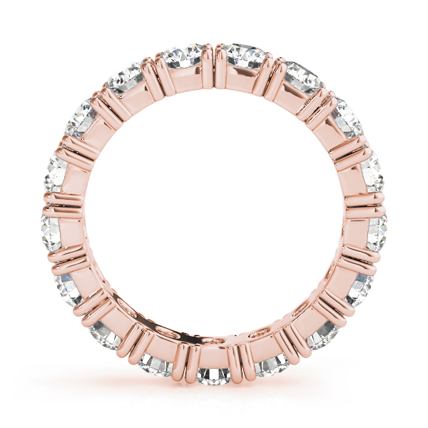  Ladies Eternity Prong Wedding Band Eternity Band 2.4 Carat Total Weight  (Lab-Created) 2.40 C.T.W 10K yellow, white or rose gold - view 5