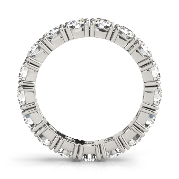  Ladies Eternity Prong Wedding Band Eternity Band 2.4 Carat Total Weight  (Lab-Created) 2.40 C.T.W 10K yellow, white or rose gold - view 6